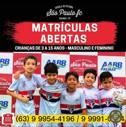 escola anuncio spfc palmas na aabb