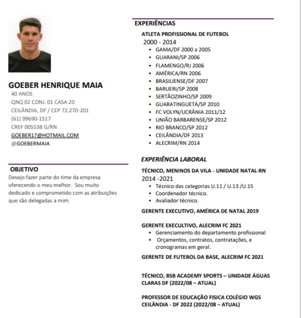 goeber maia currriculo