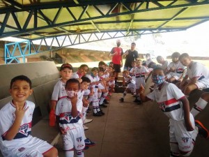 Primeiro jogo oficial da Escola do SPFC Palmas