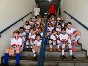 Primeiro jogo oficial da Escola do SPFC Palmas
