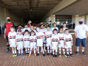 Primeiro jogo oficial da Escola do SPFC Palmas