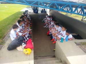 Primeiro jogo oficial da Escola do SPFC Palmas