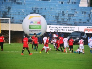 Primeiro jogo oficial da Escola do SPFC Palmas