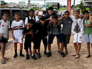 Escola do SPFC Palmas vai bem em Divinópolis