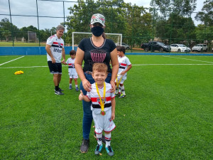 Torneio Interno da Escola SPFC na AABB Palmas