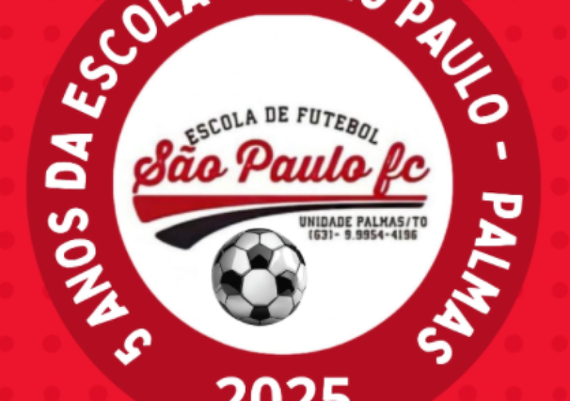 ESCOLA OFICIAL DO SPFC NA AABB PALMAS COMEMORA 5 ANOS