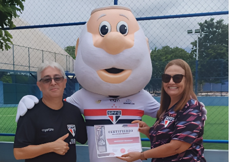 Sucesso total na comemoração dos 5 anos da Escola SPFC na AABB Palmas