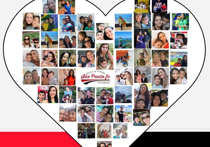 ESCOLA DO SPFC NA AABB PALMAS DESEJA UM FELIZ DIA DAS MÃES